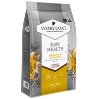Ivory Coat Raw Health Health & Vitality Adult Dry Dog Food bag