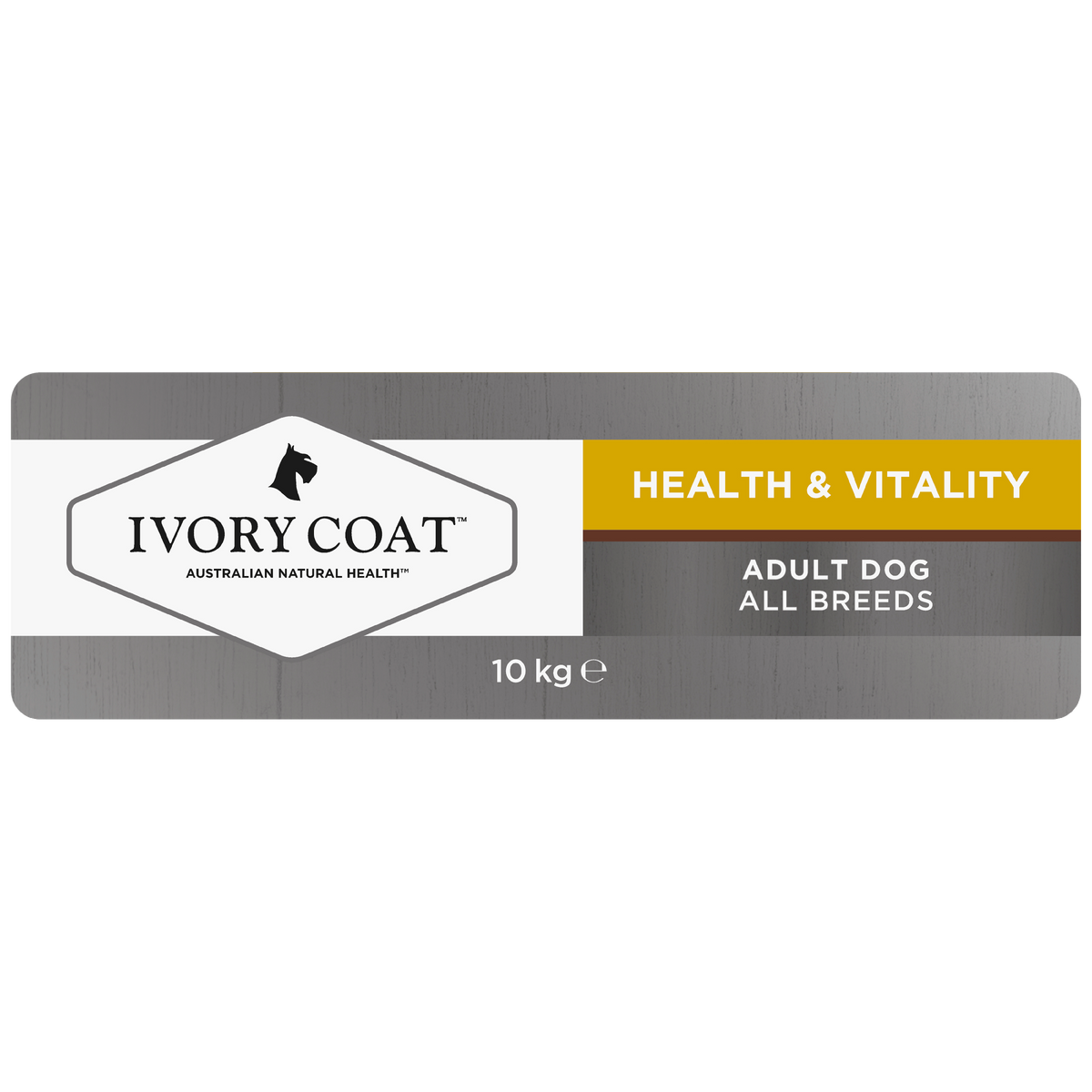 Base of the Ivory Coat Raw Health Health and Vitality 10kg dog food bag