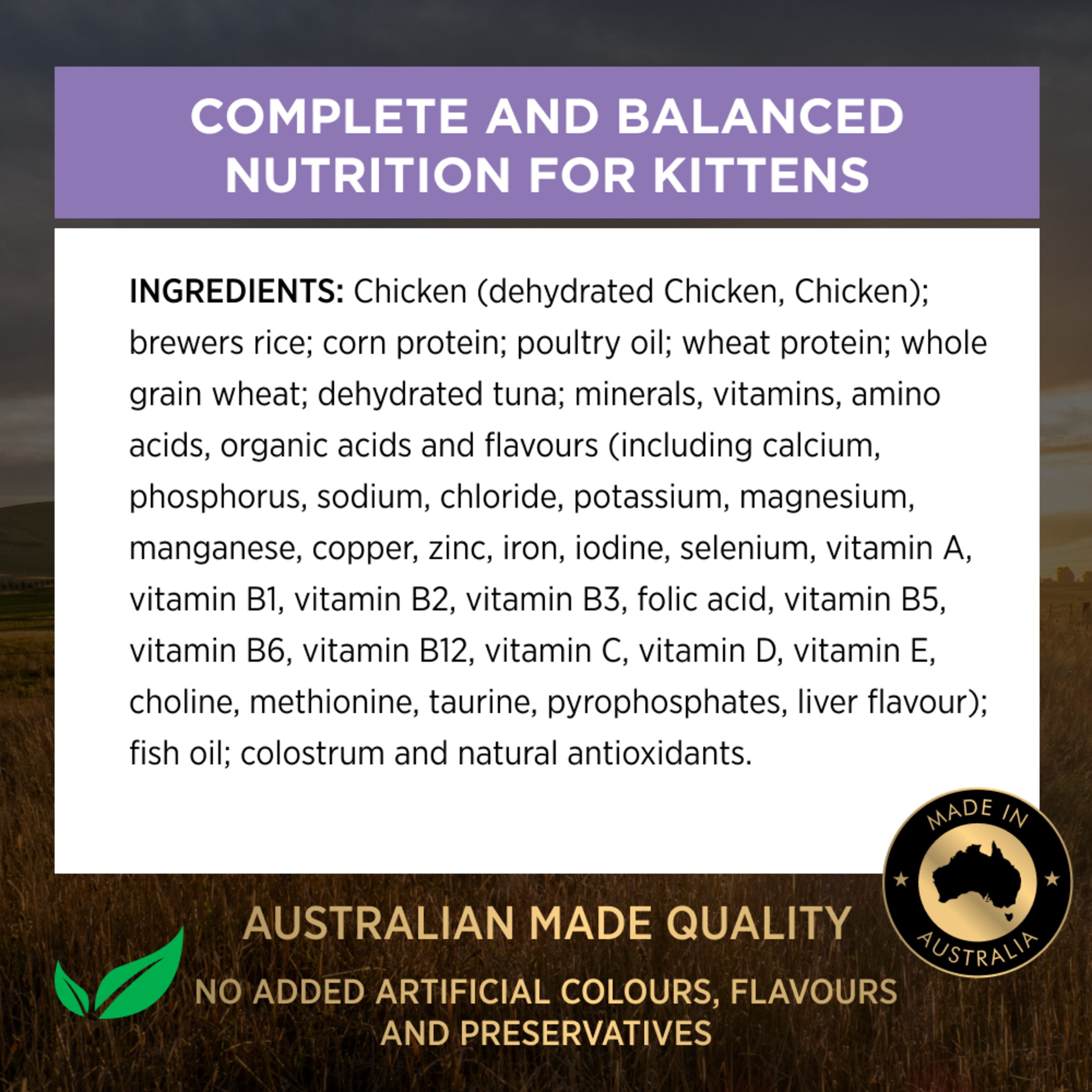 PRO PLAN Kitten Chicken Formula Dry Cat Food product detail 6