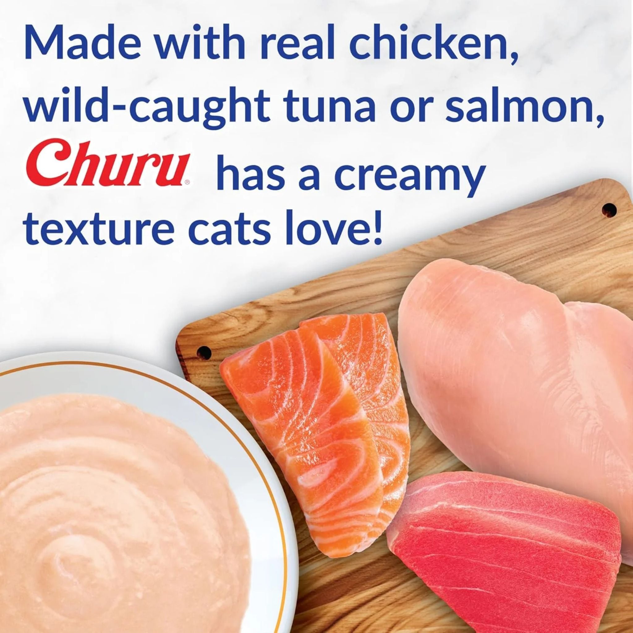 Inaba Kitten Treat Churu Puree Chicken & Tuna Variety