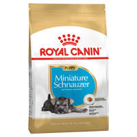 Royal Canin Miniature Schnauzer Puppy dry dog food, front of pack