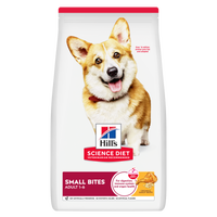 Hill's Science Diet Dry Dog Food Adult Small Bites front of pack