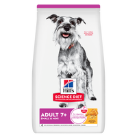 Hill's Science Diet Dry Dog Food Adult 7+ Senior Small Paws front of pack