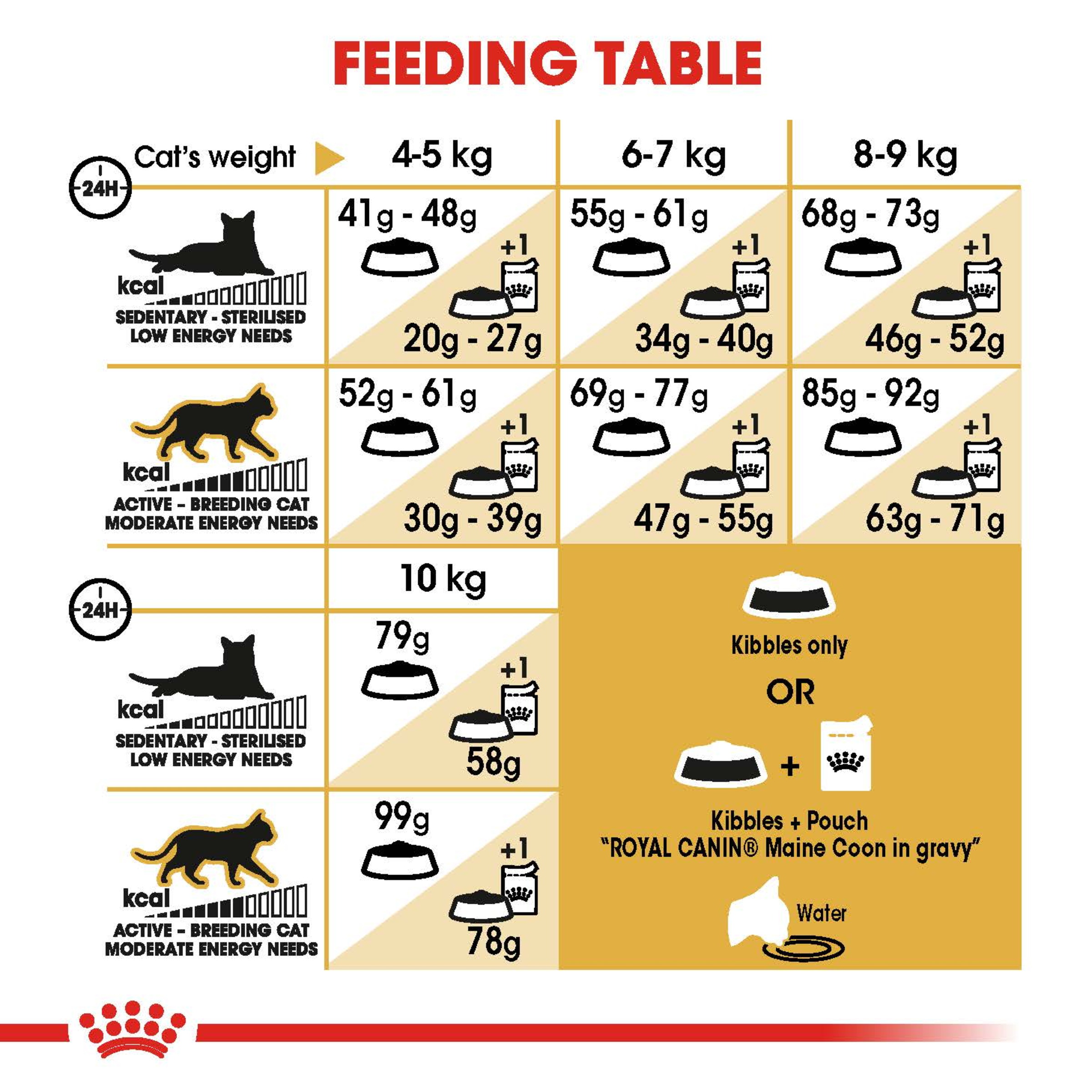 Royal Canin Maine Coon, dry cat food, 2kg to 10kg bags, adult cat