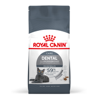 Royal Canin Dental Care dry cat food, front of pack