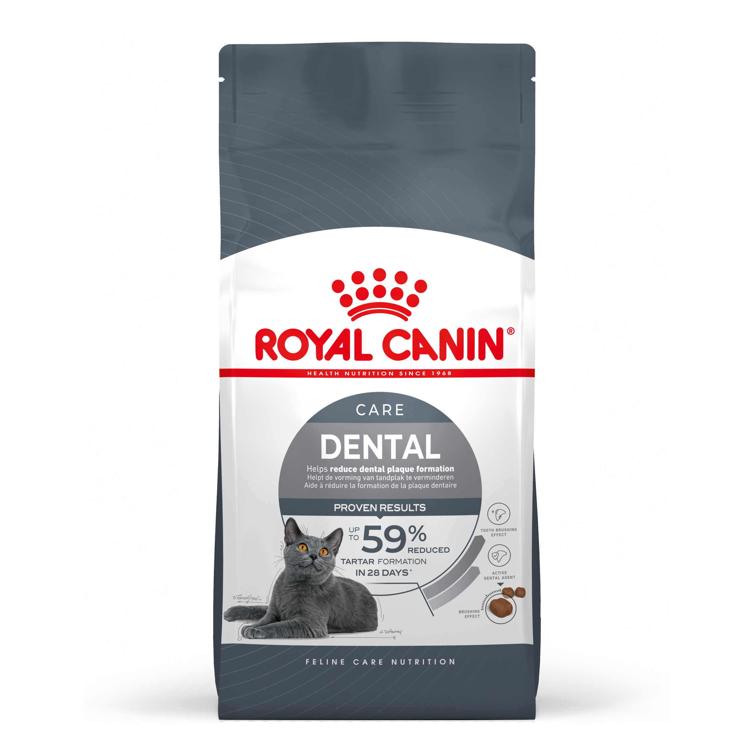 Royal Canin Dental Care Dry Cat Food front of pack