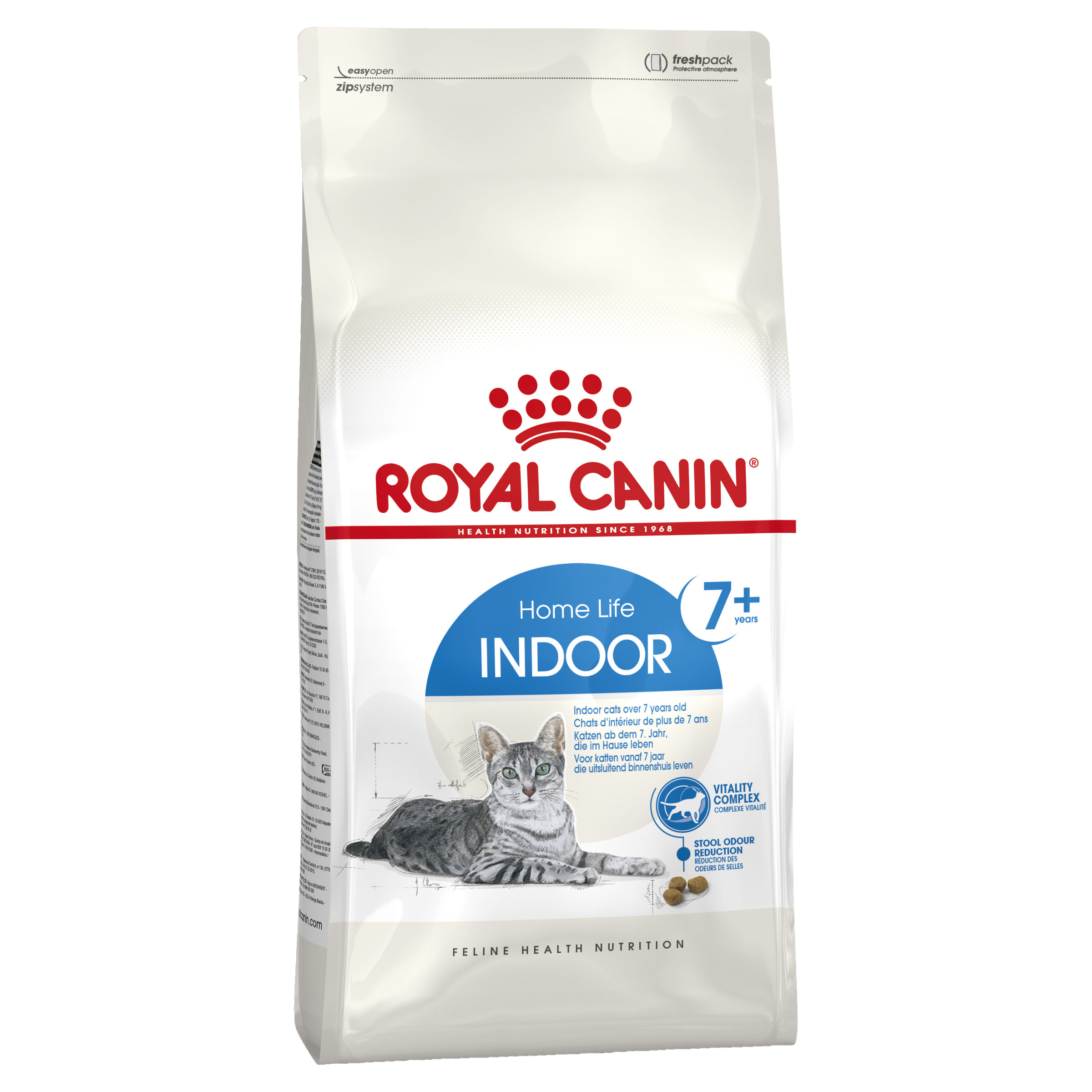 Royal Canin Indoor 7+ Dry Cat Food front of pack