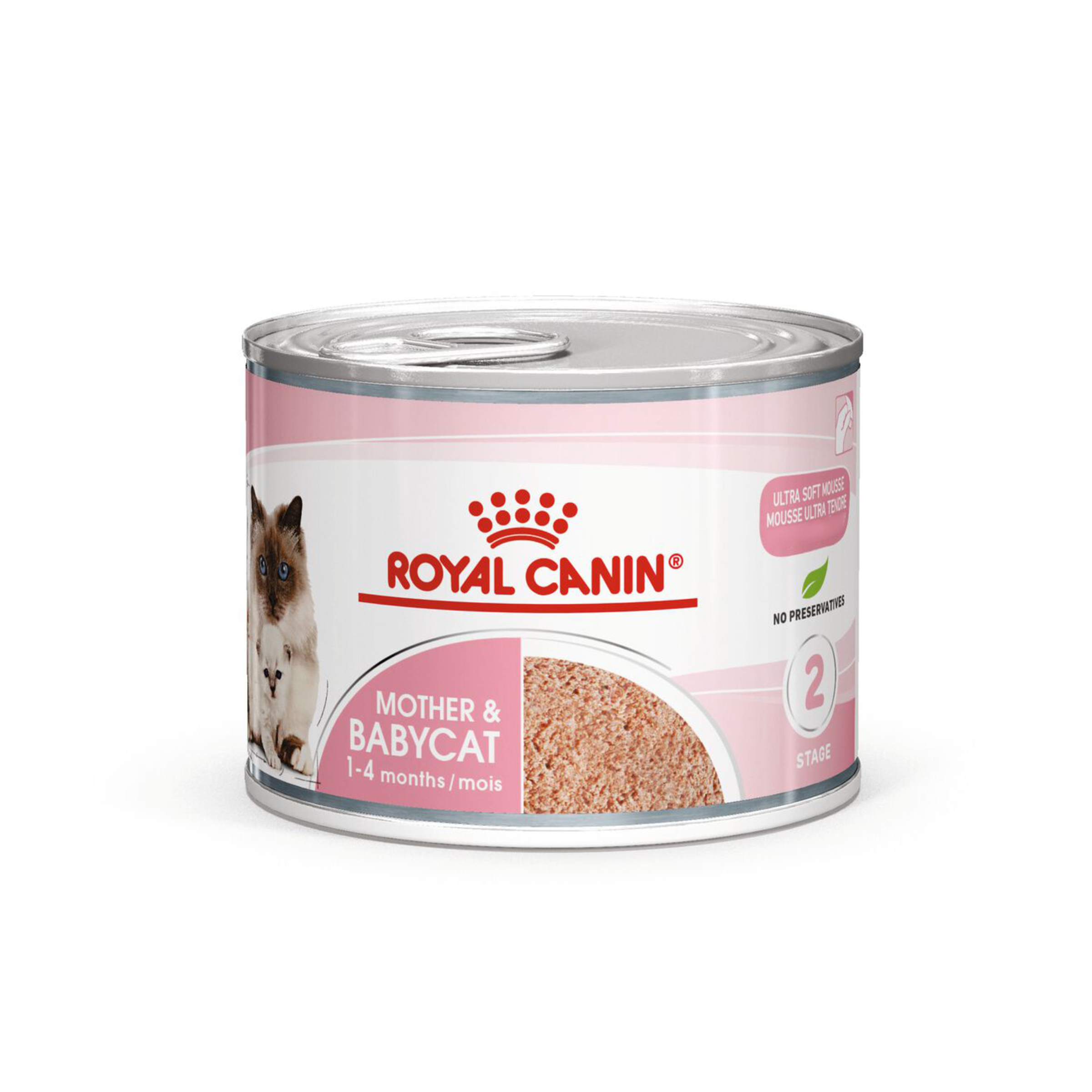 Royal Canin Mother and BabyCat Mousse Wet Cat Food front of pack
