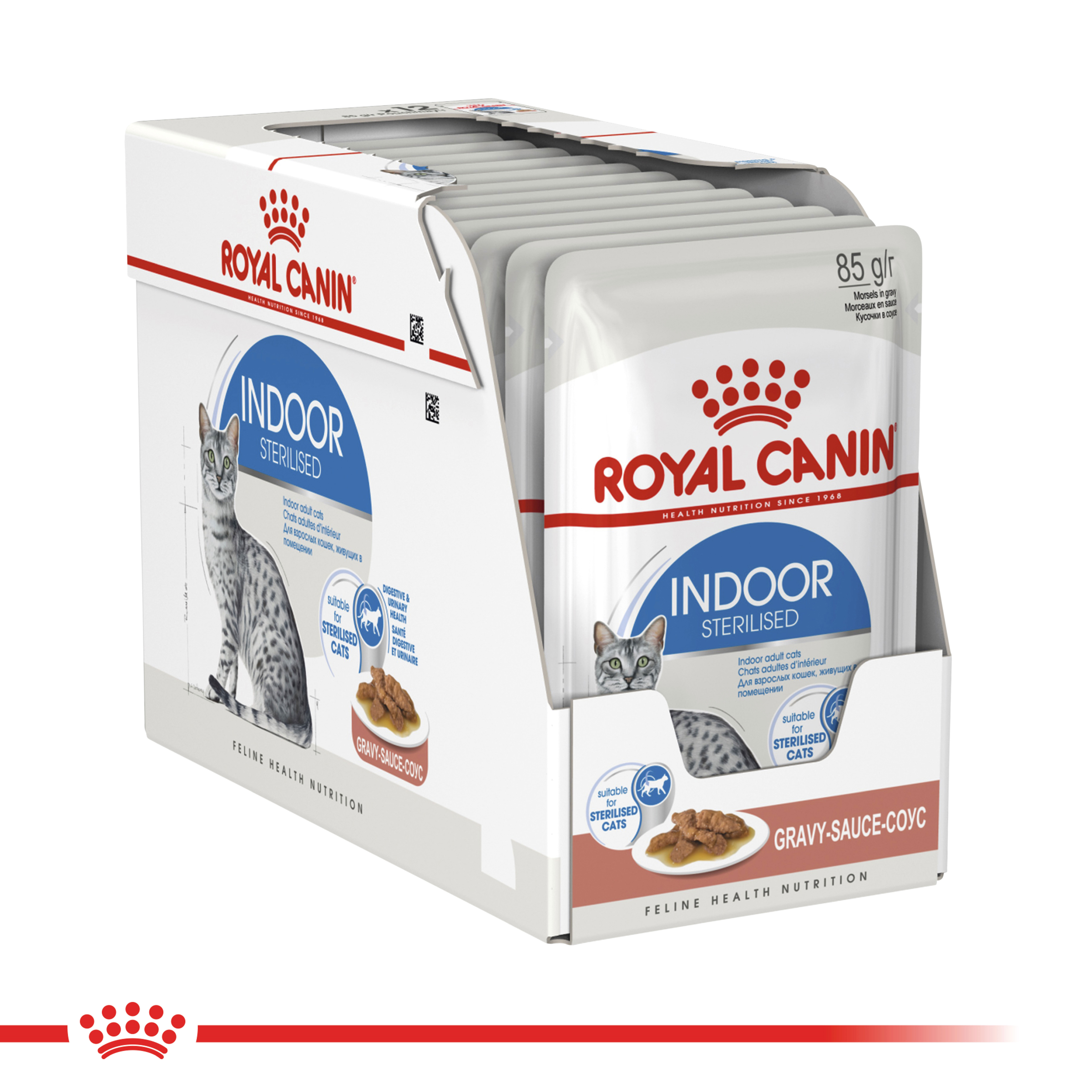 Royal Canin Wet Cat Food Indoor Gravy pack