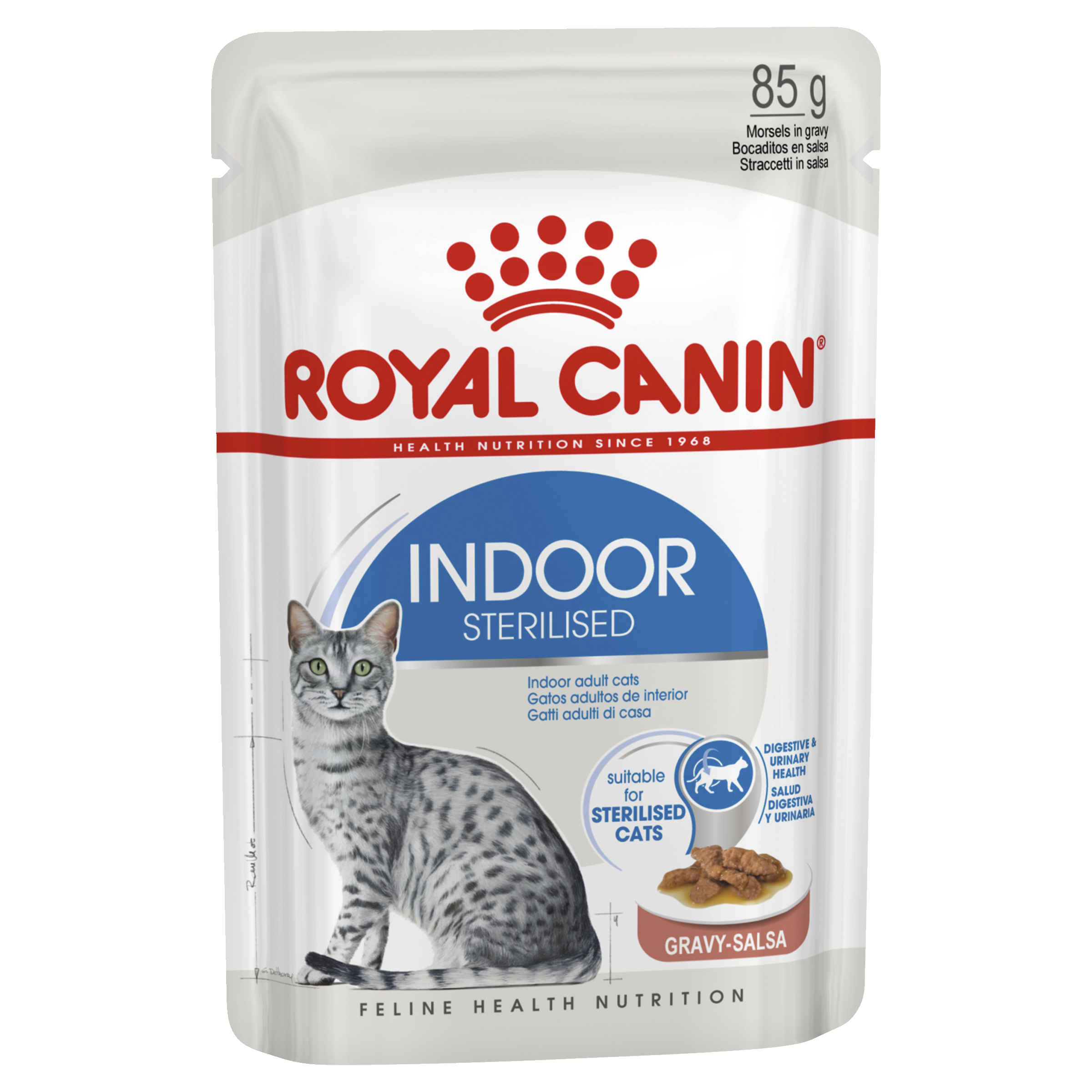 Royal Canin Wet Cat Food Indoor Gravy front of pack