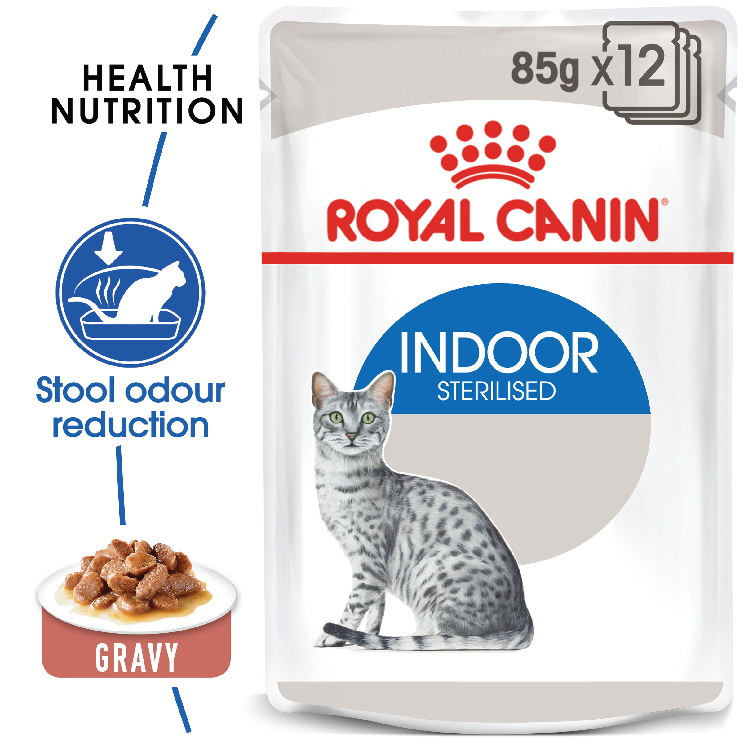 Royal Canin Wet Cat Food Indoor Gravy product detail 1