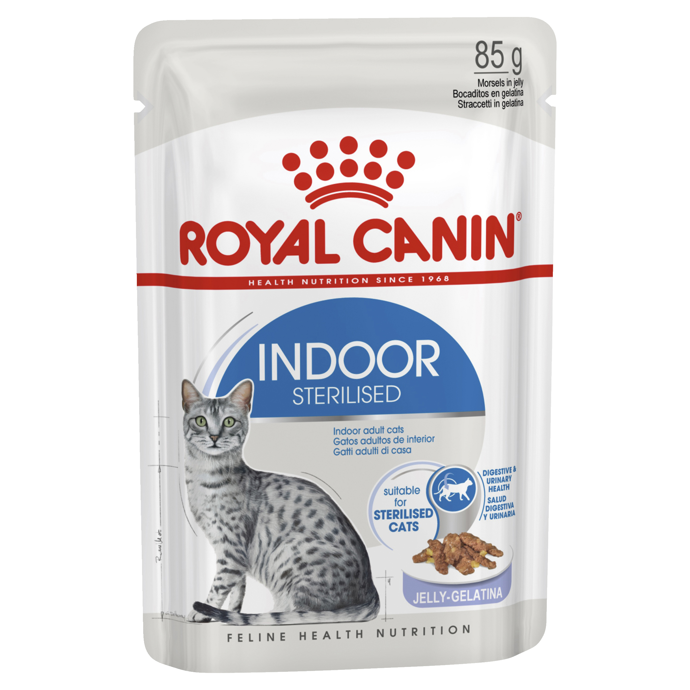 Royal Canin Wet Cat Food Indoor 7+ Gravy front of pack