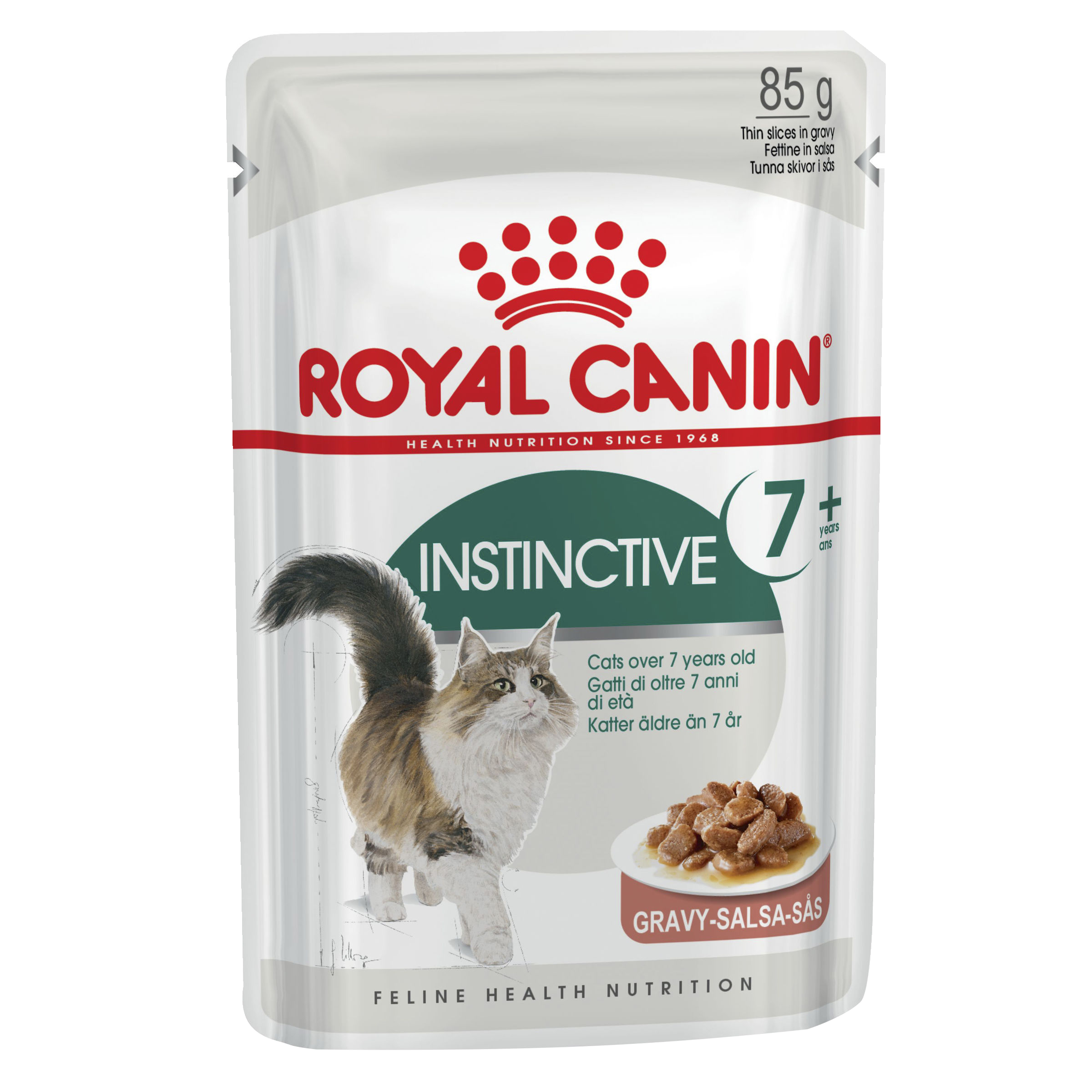 Royal Canin Wet Cat Food Instinctive 7+ Gravy front of pack