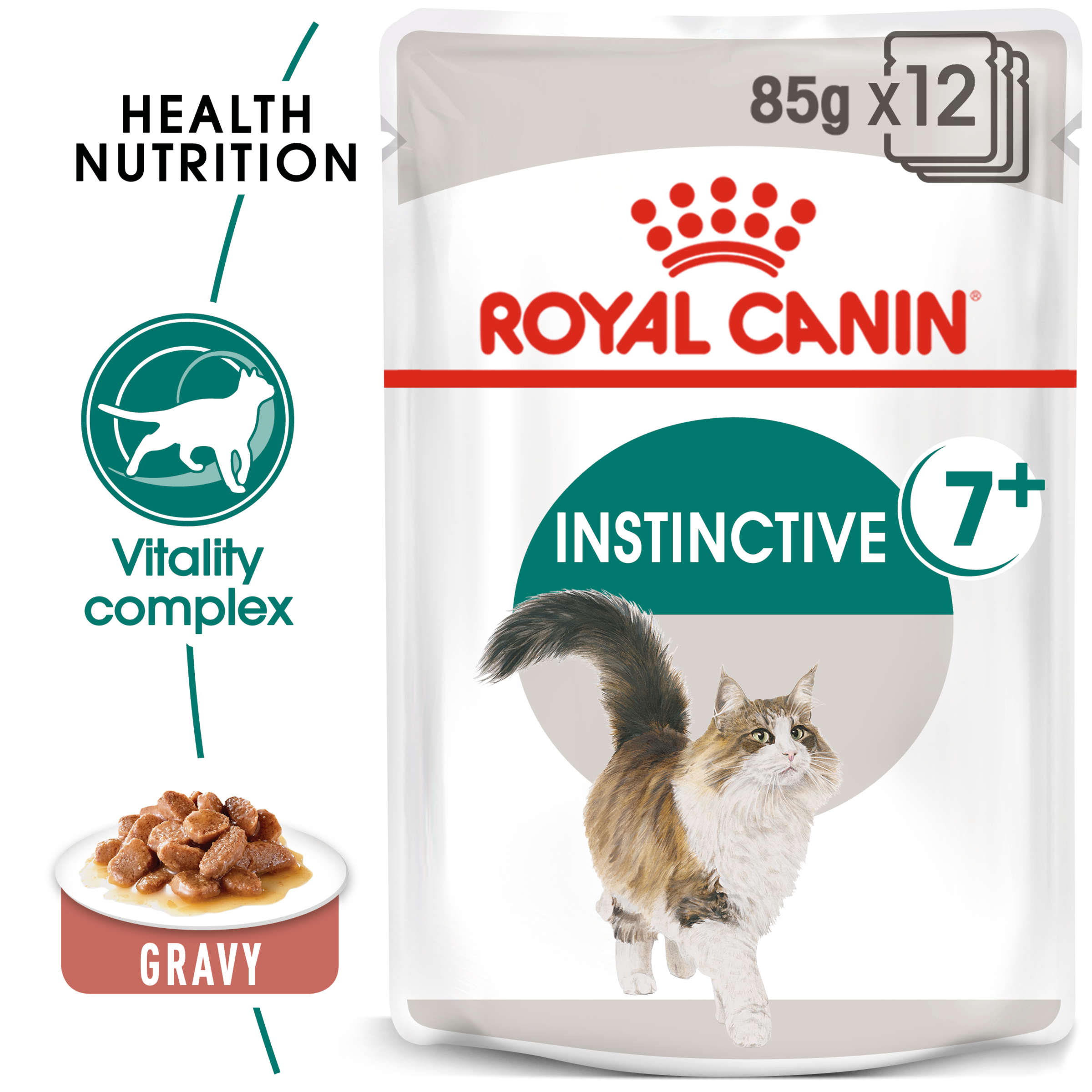 Royal Canin Wet Cat Food Instinctive 7+ Gravy product detail 1