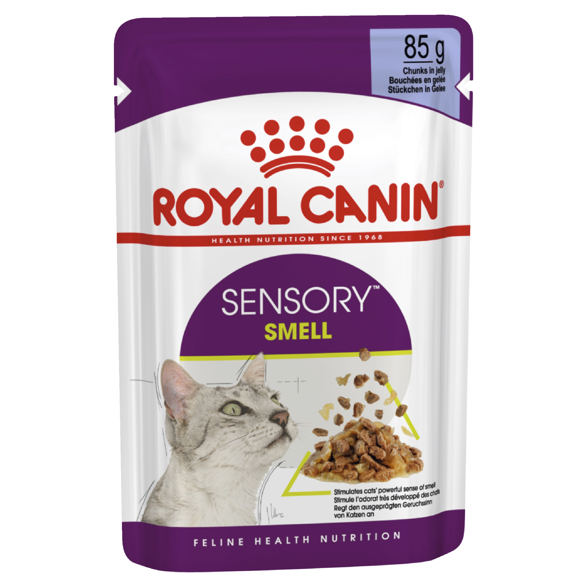 Royal Canin Wet Cat Food Sensory Smell Jelly front of pack