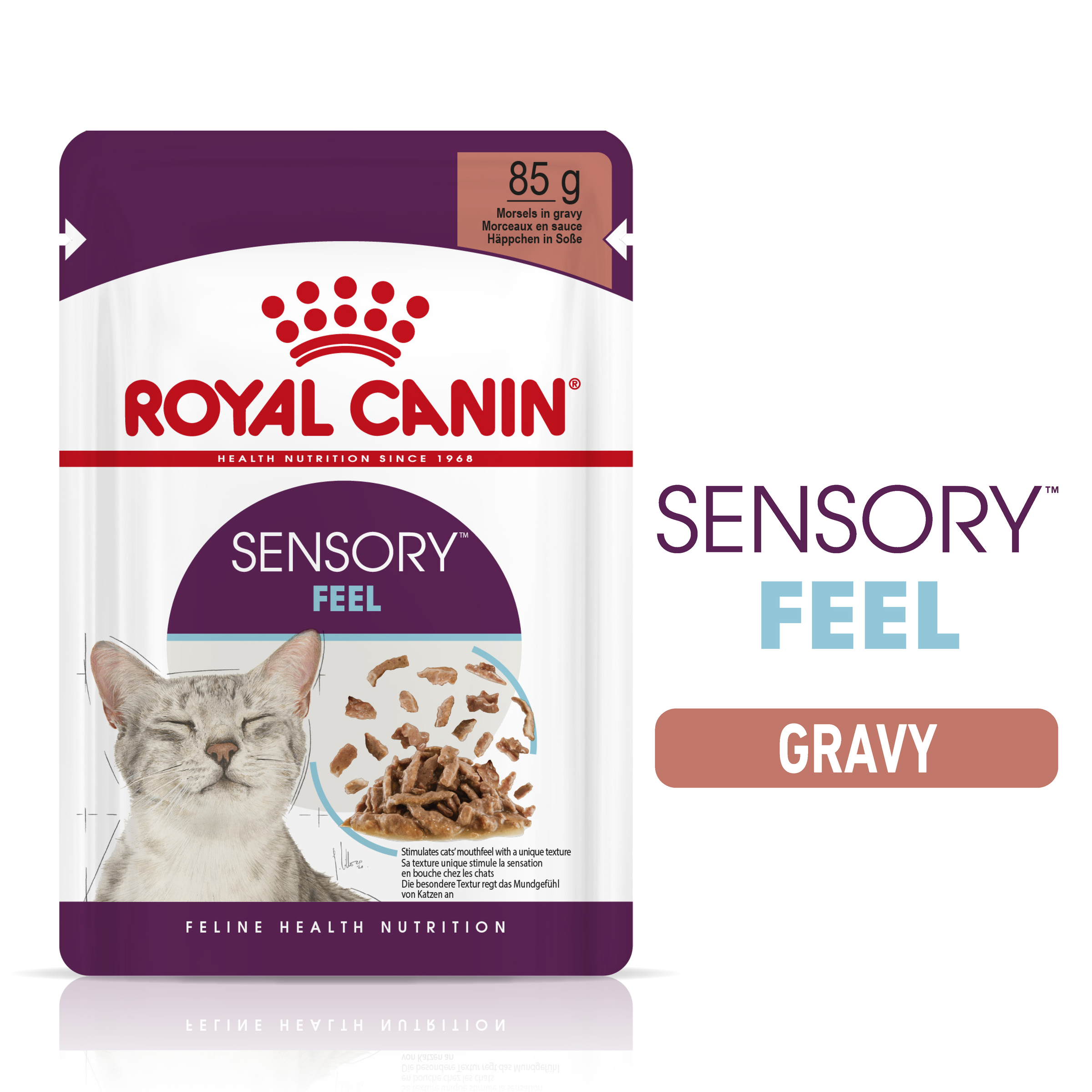 Royal Canin Wet Cat Food Sensory Feel Gravy product detail 1