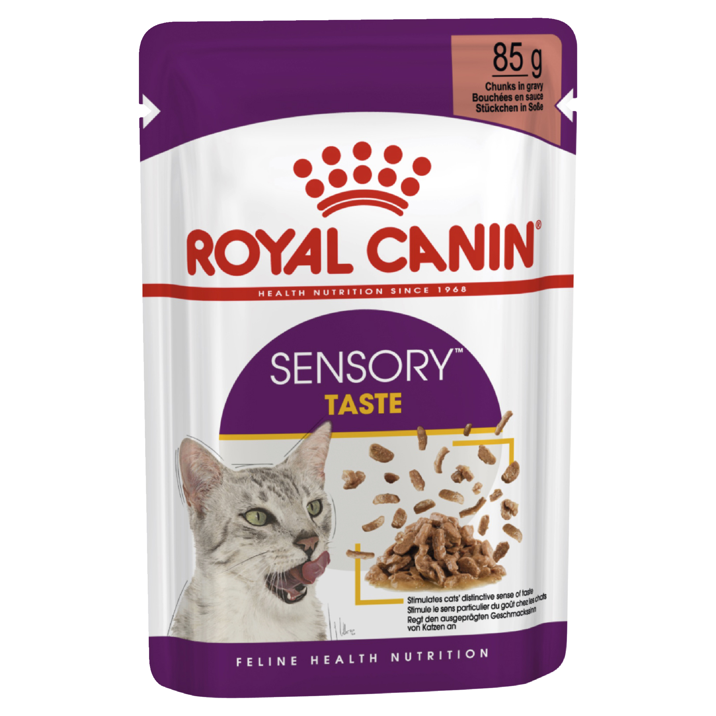 Royal Canin Wet Cat Food Sensory Taste Gravy front of pack