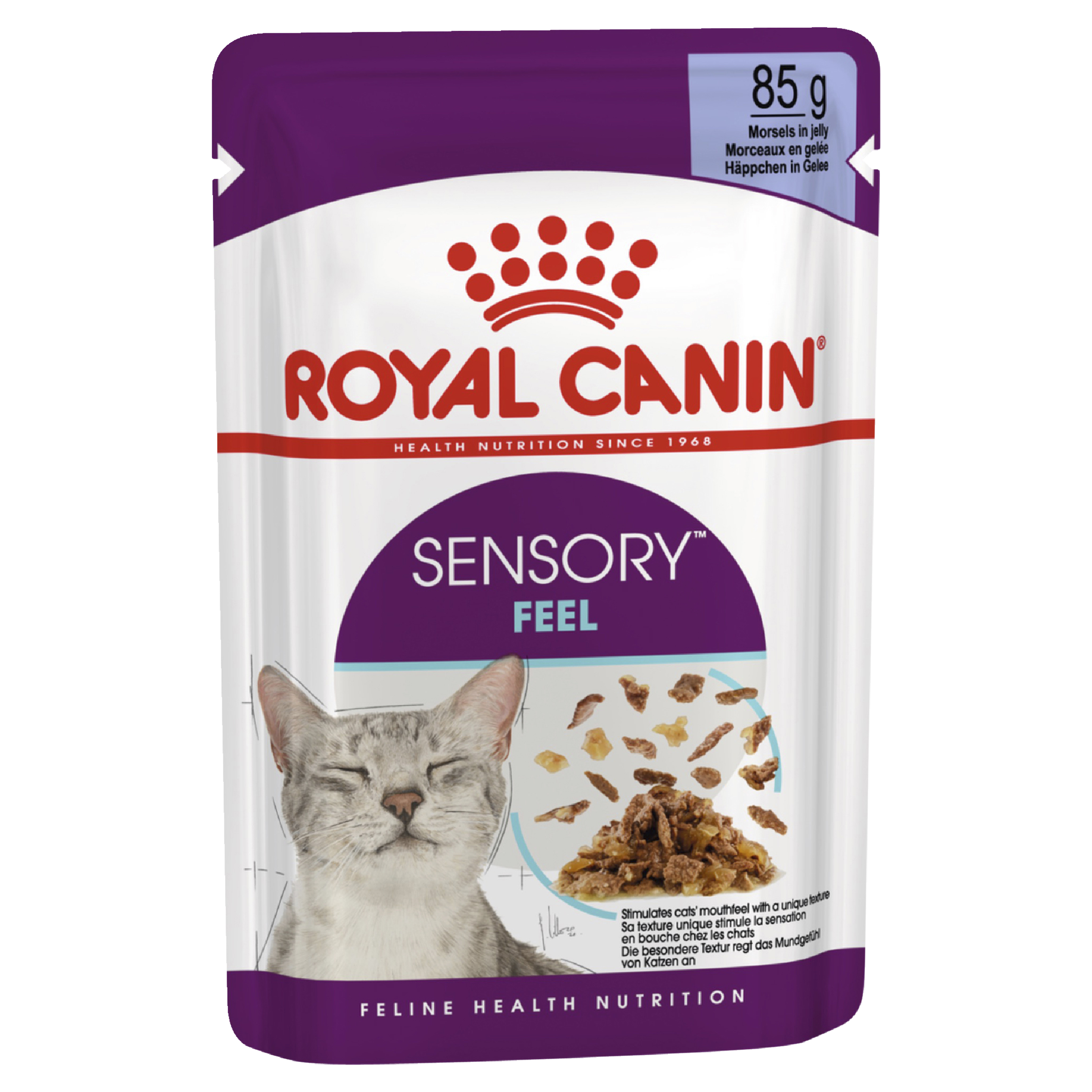 Royal Canin Wet Cat Food Sensory Feel Jelly front of pack