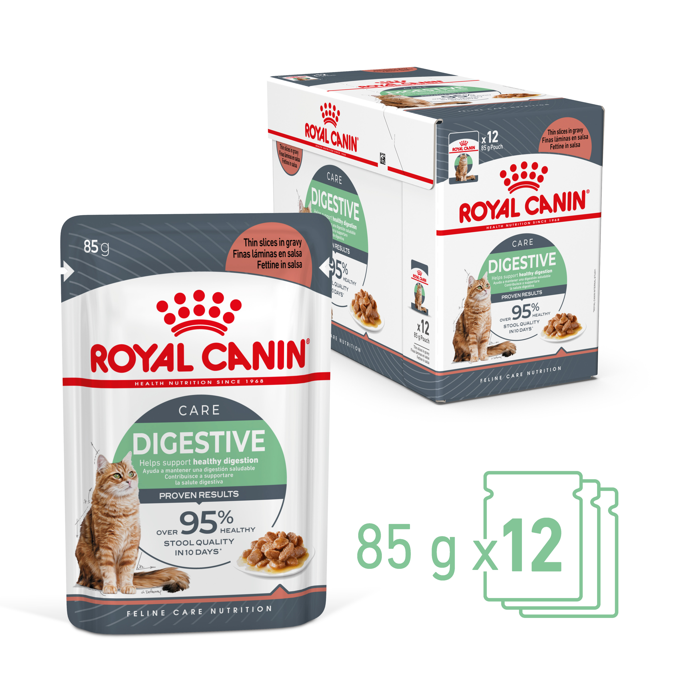 Royal Canin Wet Cat Food Digestive Care Gravy product detail 1