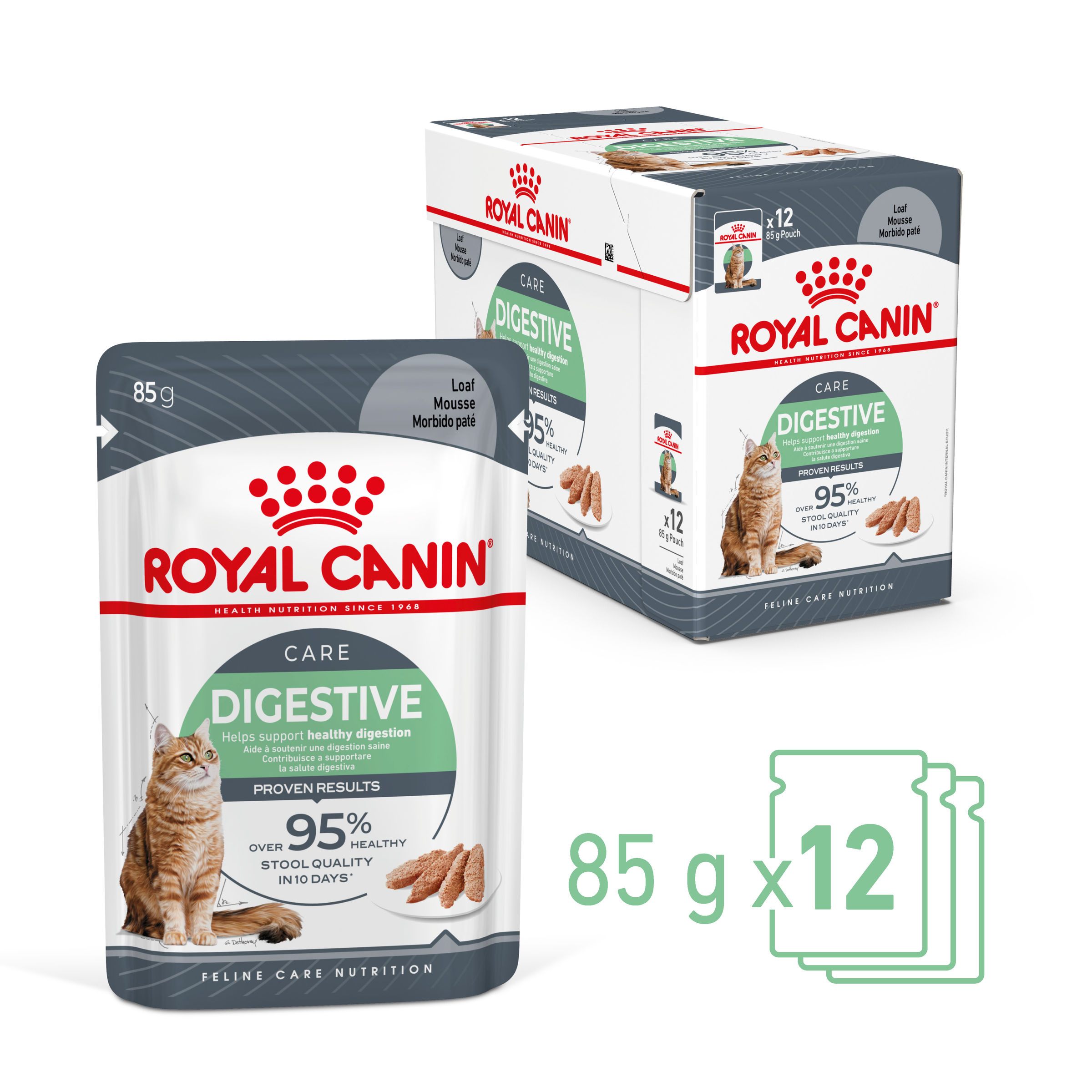 Royal Canin Digestive Care Wet Cat Food in Loaf product detail 1