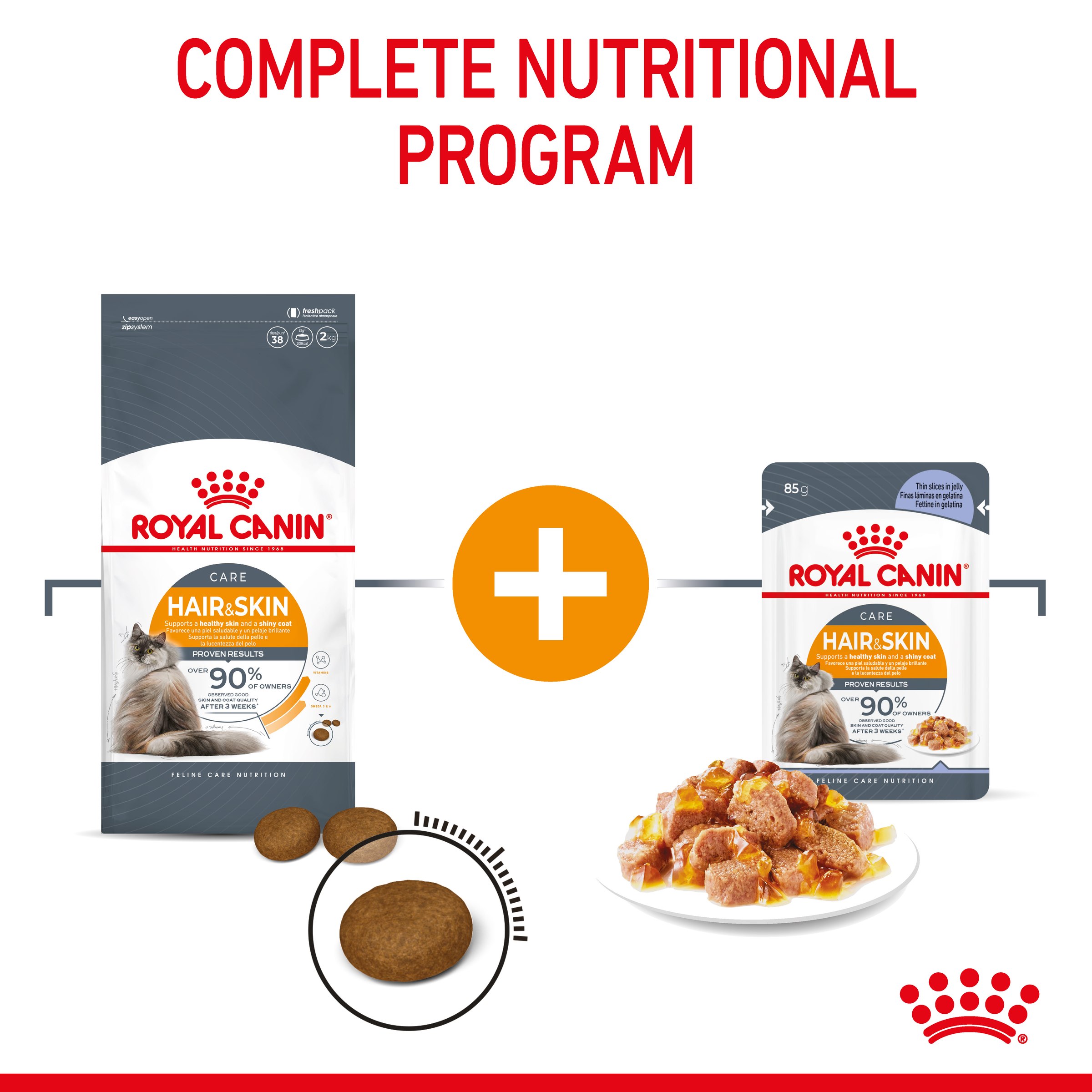 Royal Canin Wet Cat Food Hair & Skin Care Jelly product detail 6