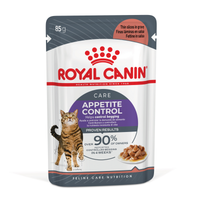 Royal Canin Appetite Control Care Wet Cat Food in Gravy front of pack