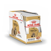 Royal Canin Shih Tzu Adult loaf wet dog food, carton of 85g pouches