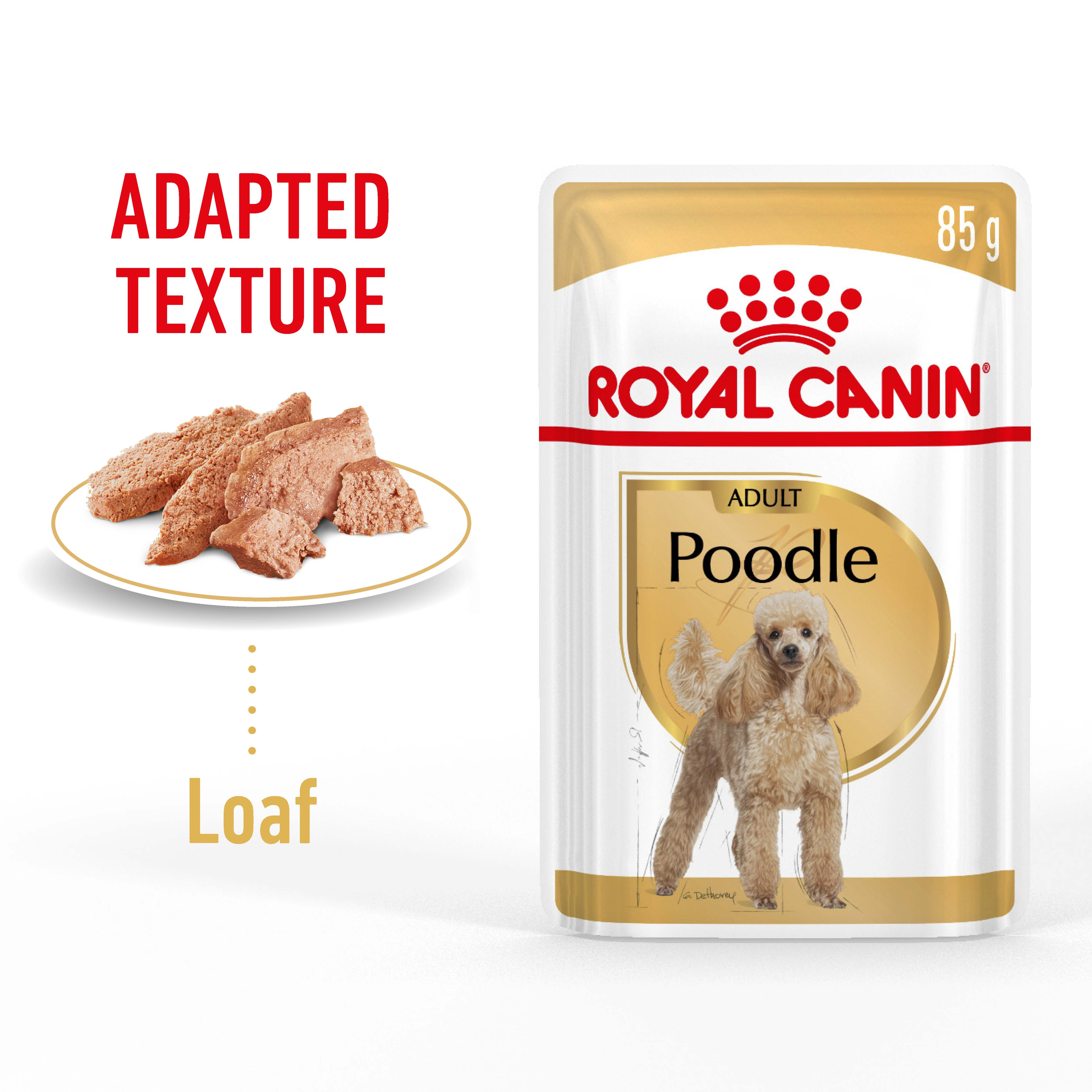 Royal Canin Poodle Loaf, wet dog food, 12 or 48 x 85g, adult dog