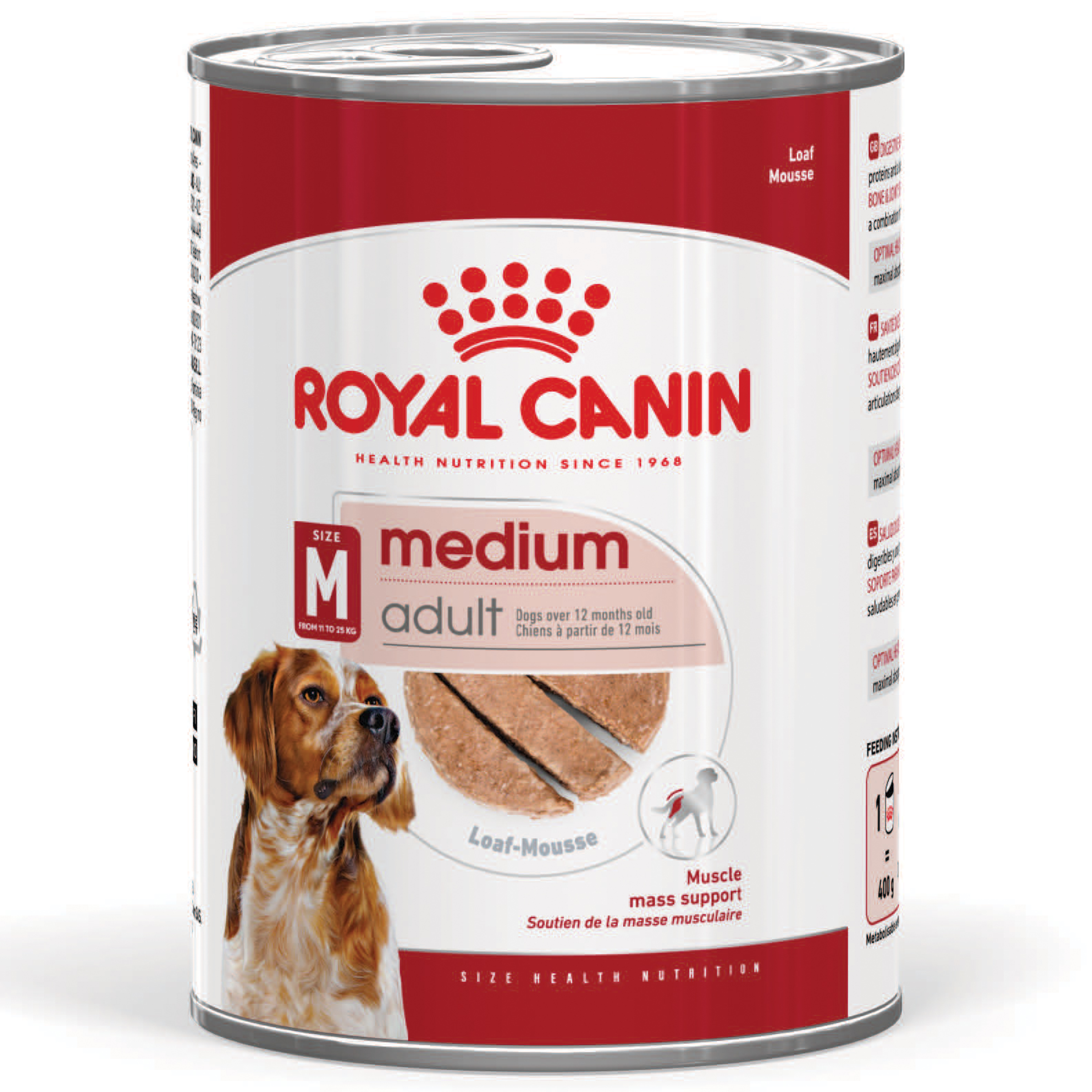 Royal Canin Medium Adult Loaf Wet Dog Food Can product detail 1