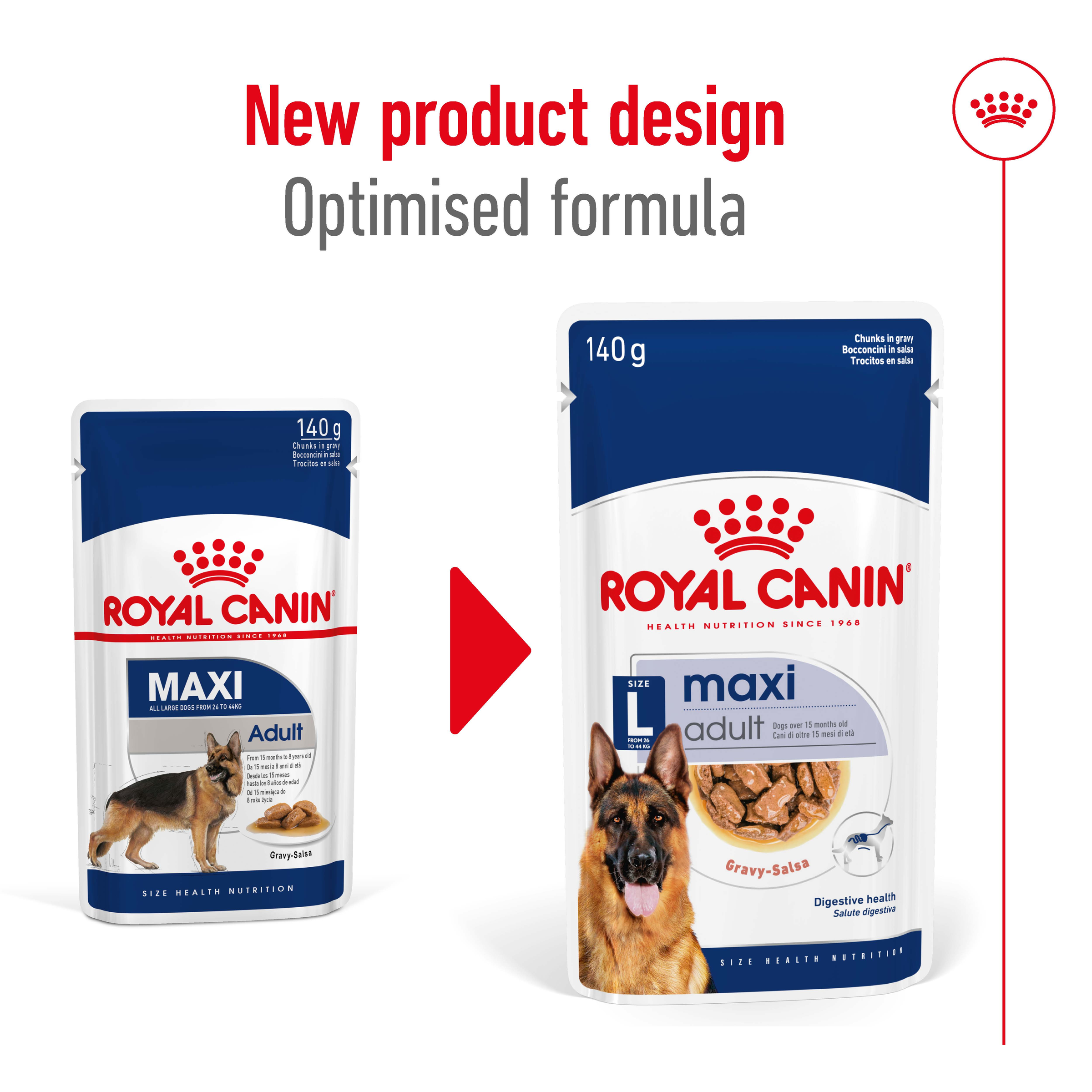 Royal Canin Maxi Adult 140gx10 Pouches product detail 8