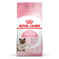 Royal Canin Mother & Babycat dry cat food, front of pack