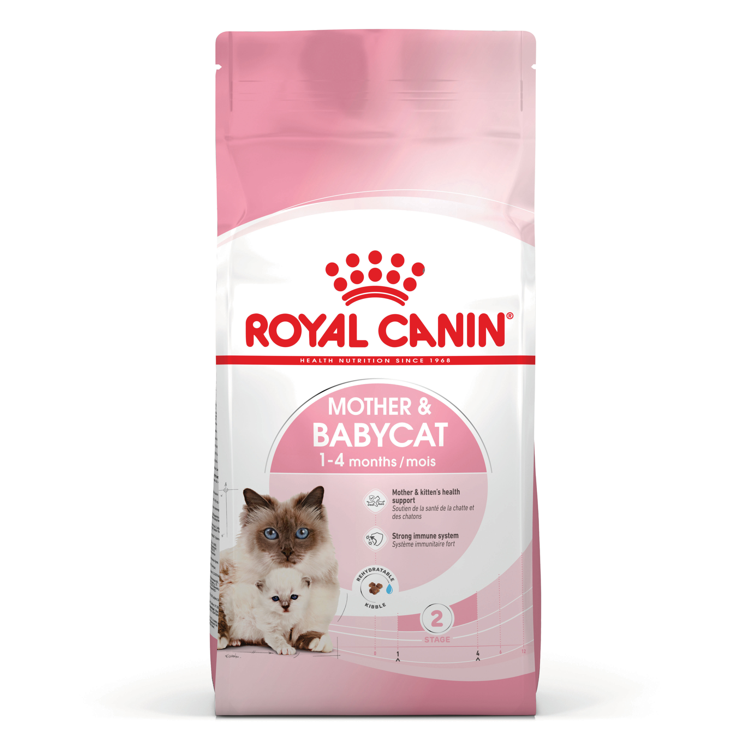 Royal Canin Mother & Babycat Dry Cat Food front of pack