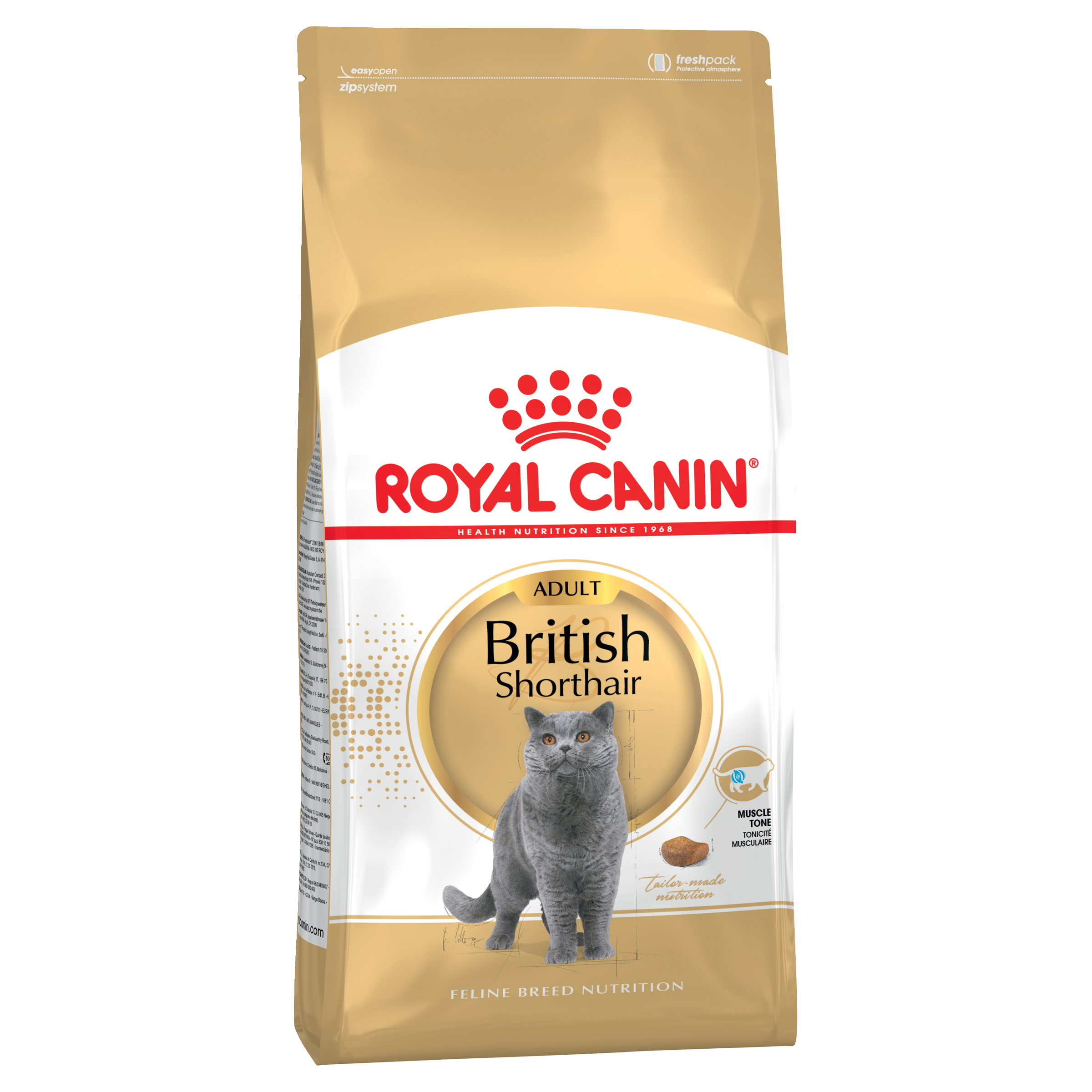 Royal Canin British Shorthair Adult Dry Cat Food front of pack