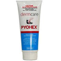 Dermcare Pyohex Medicated Conditioner 200ml bottle, front label