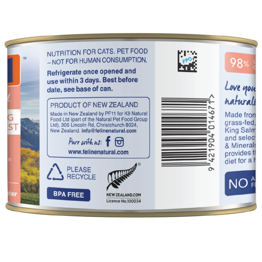 Feline Natural Canned Lamb & Salmon