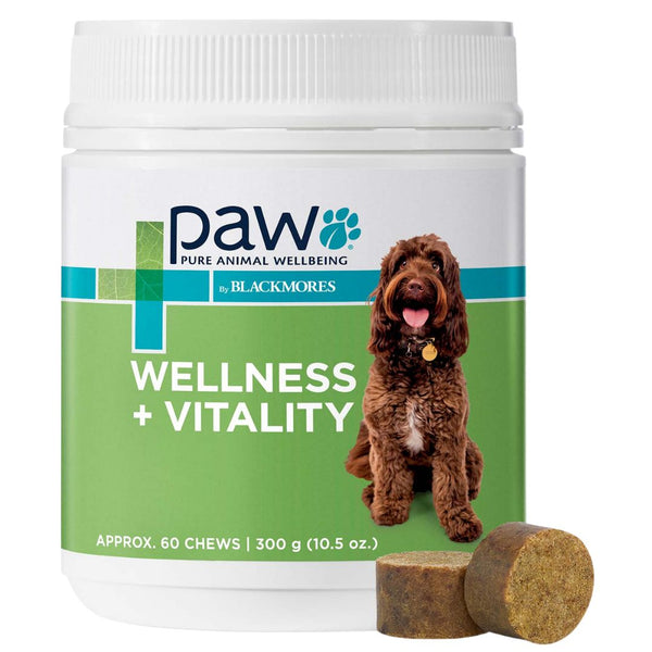 PAW by Blackmores Wellness + Vitality Multivitamin & Wholefood Chews