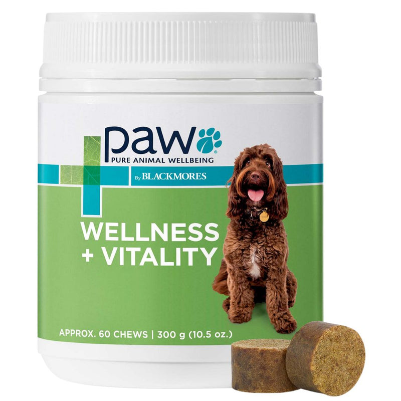 PAW by Blackmores Wellness + Vitality Multivitamin & Wholefood Chews