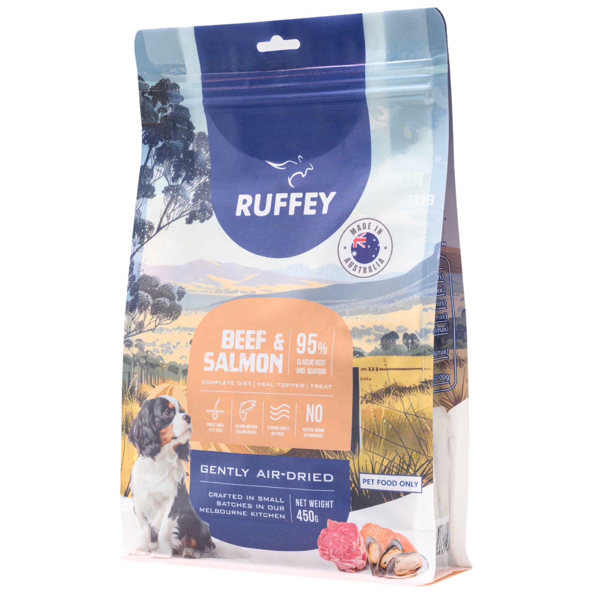 Ruffey Air Dried Dog Food Beef & Salmon