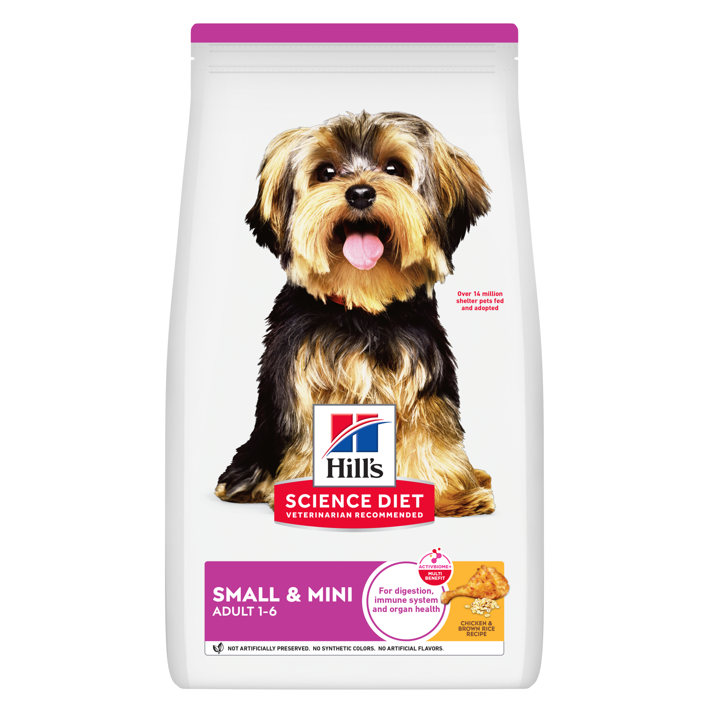 Hill's Science Diet Dry Dog Food Adult Small Paws front of pack
