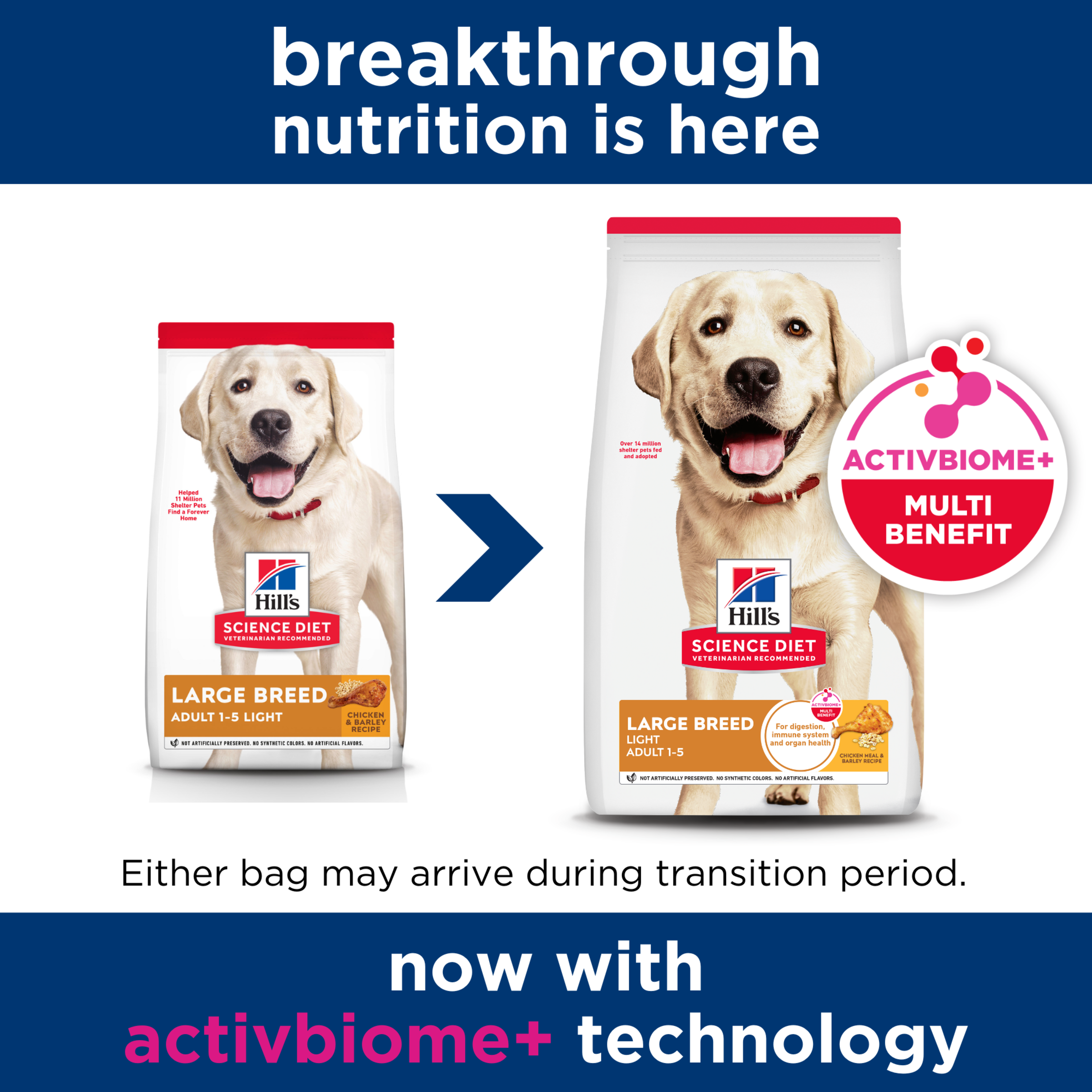 Hill's Science Diet Dry Dog Food Adult Light Large Breed product detail 1