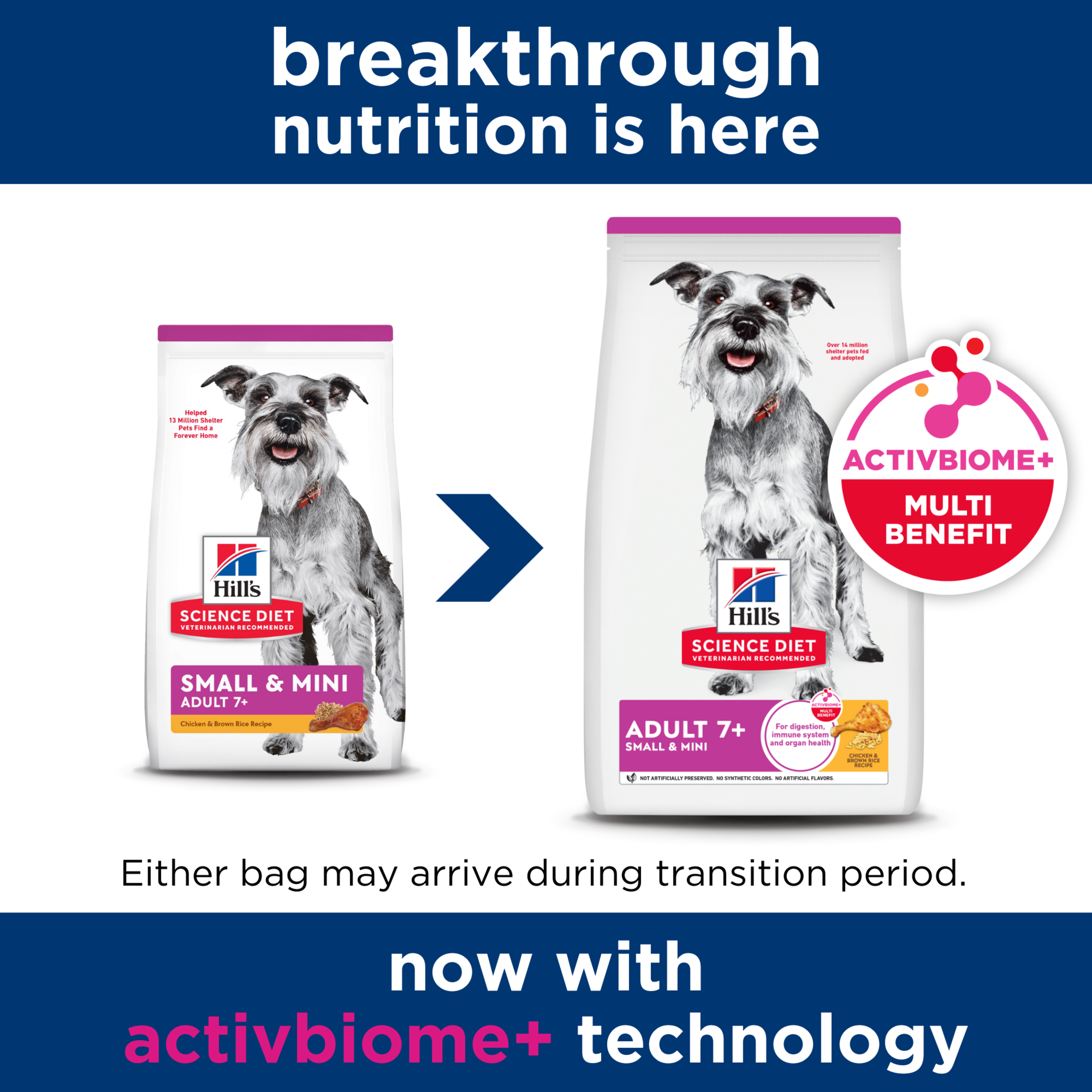 Hill's Science Diet Dry Dog Food Adult 7+ Senior Small Paws product detail 1