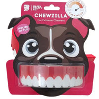 Happy Staffy Co Chatter Chompers chattering-teeth-shaped ToughTech nylon chew toy — main product image