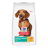 Hill's Science Diet Adult Perfect Weight Small & Mini dry dog food bag, front of pack
