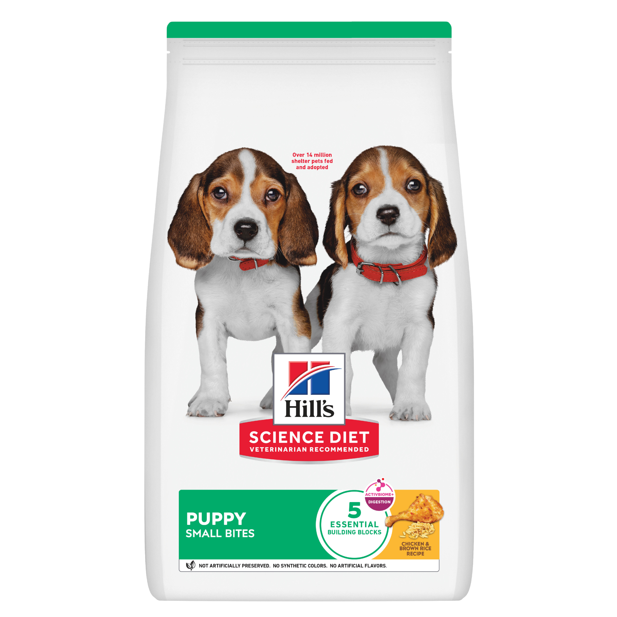 Hill's Science Diet Dry Dog Food Puppy Small Bites front of pack
