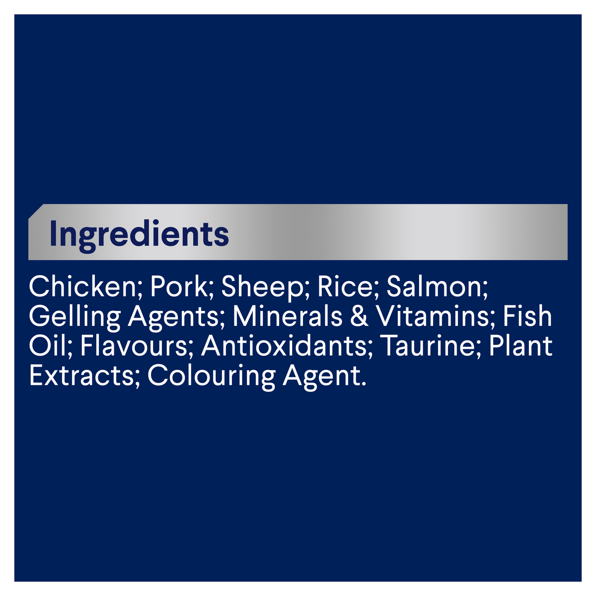 ADVANCE Kitten Chicken and Salmon Medley ingredients panel