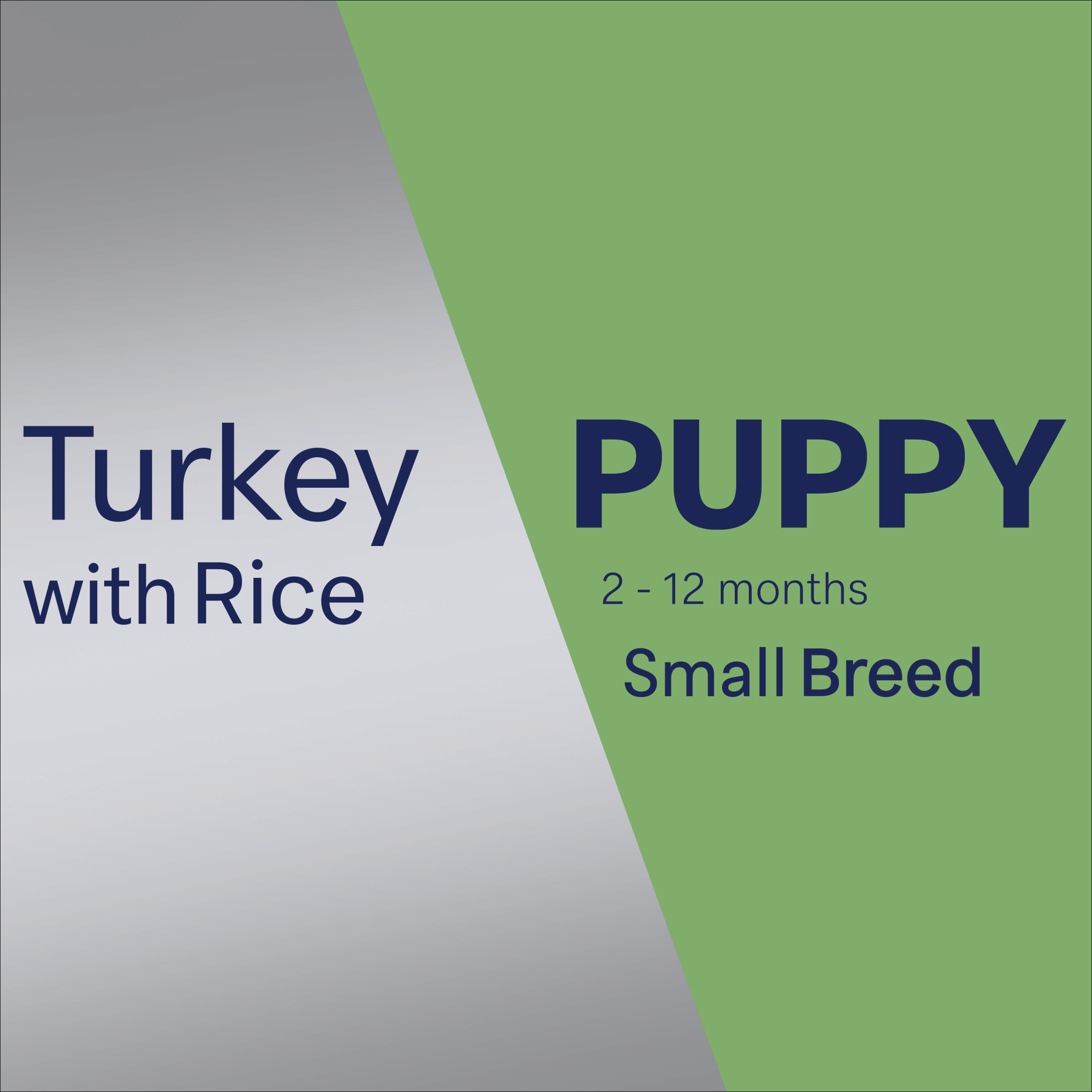 ADVANCE Puppy Small Breed Turkey with Rice pack banner graphic, 2 to 12 months