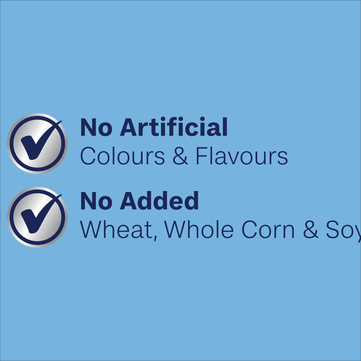 ADVANCE Puppy Large Breed claims: no artificial colours or flavours, no added wheat, whole corn or soy