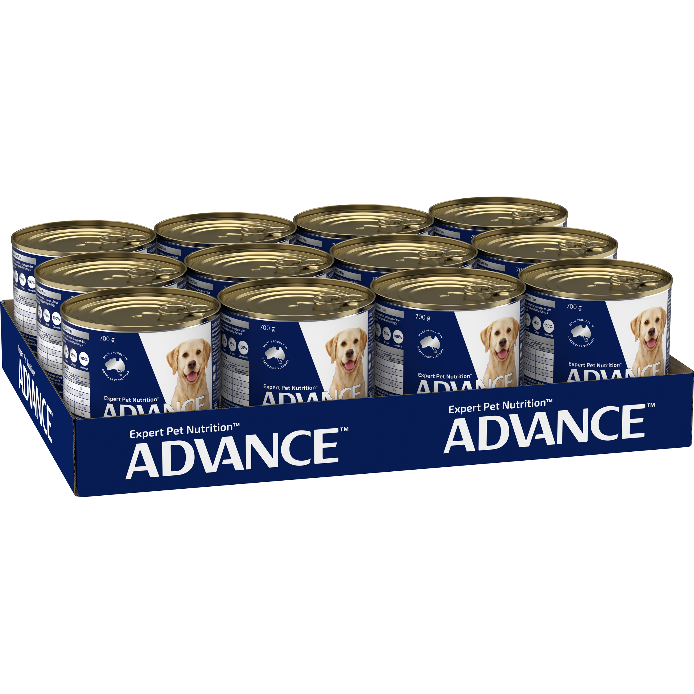 ADVANCE Healthy Weight Wet Dog Food Chicken with Rice 405g/700g pack