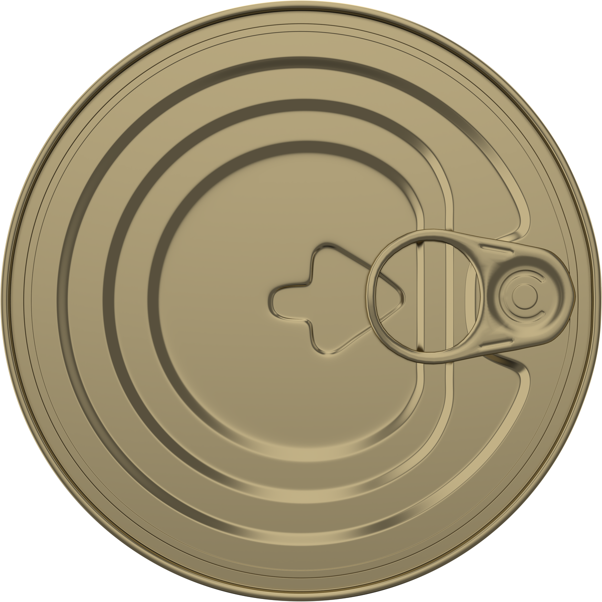 Top of an ADVANCE Adult Casserole with Lamb can, ring pull lid