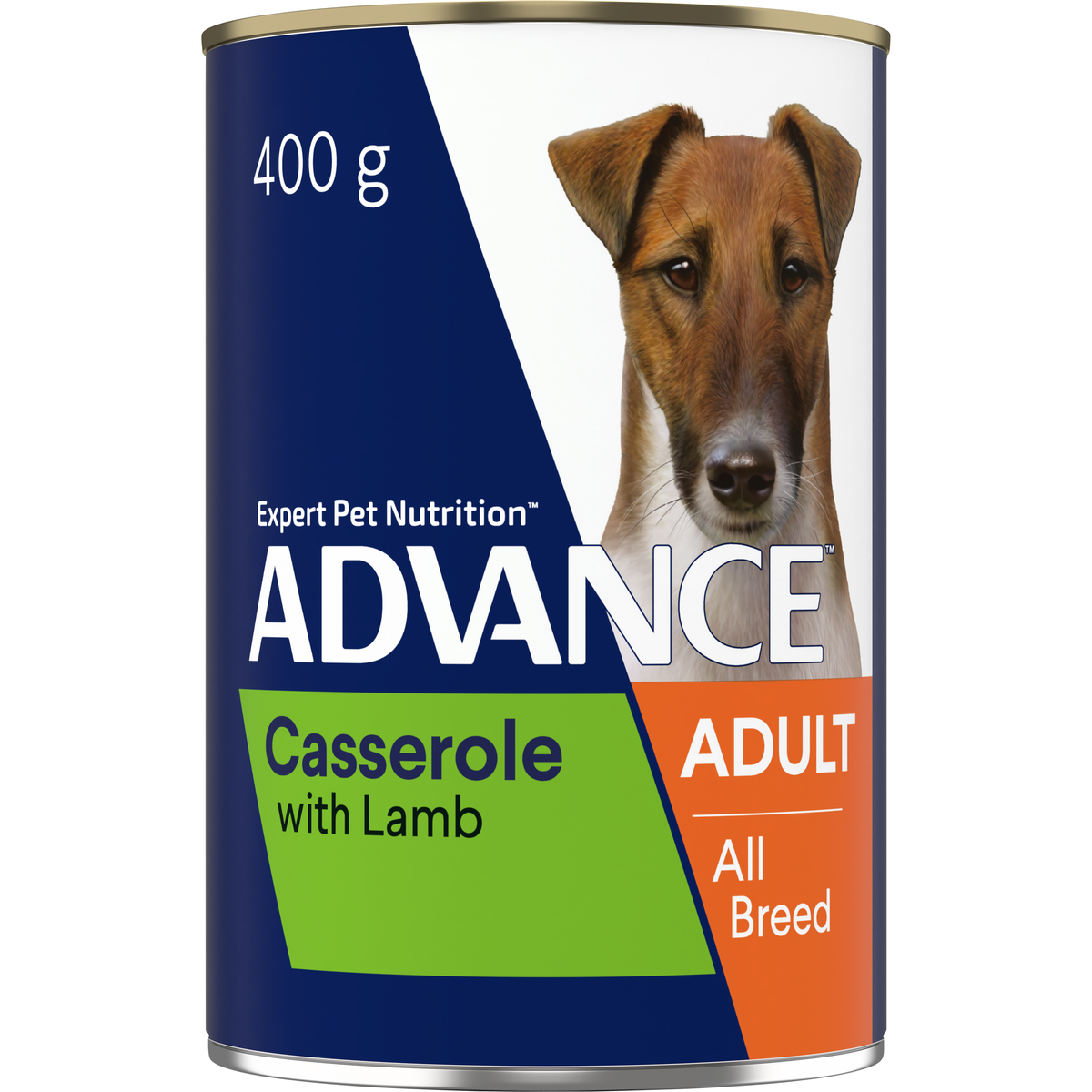 ADVANCE Adult All Breed Casserole with Lamb 400g can